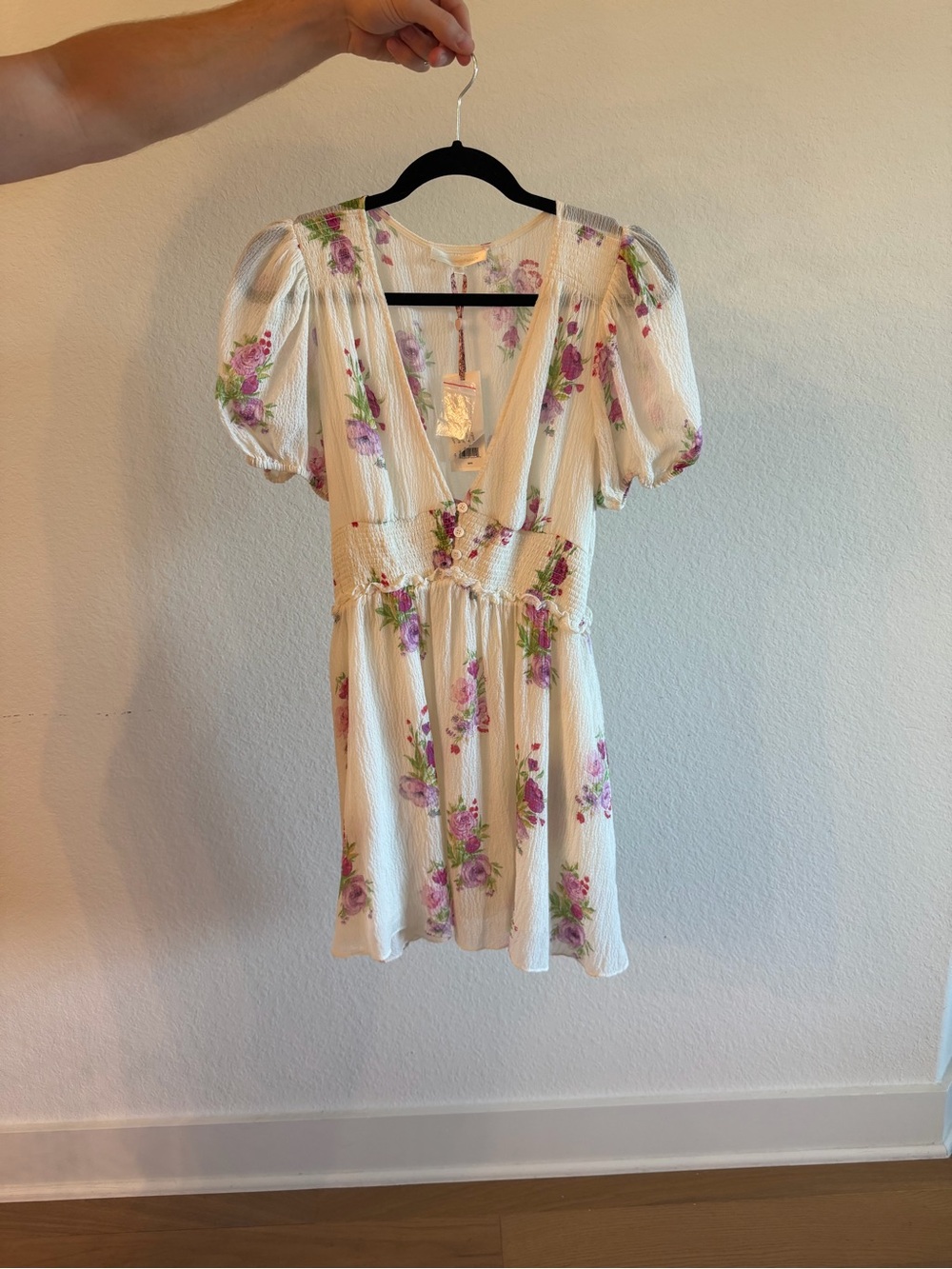 LoveShackFancy Ophinia Dress in Spanish Lavender
